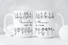 Family is Home Personalized Coffee Tea Mug Cup 15 Oz Ceramic White by Mugzan picture