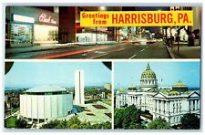 Greetings From Harrisburg Pennsylvania PA, Multiview Unposted Vintage Postcard picture