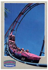 Postcard FL Boardwalk and Baseball Park Roller Coaster Double O, Closed in 1990 picture