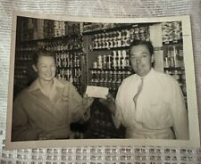 Vintage Grocery Market Store Press Photo Black And White Photograph picture