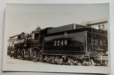 c 1910s RPPC Real Photo Postcard SP Southern Pacific Railroad 4-6-0 Engine #2246 picture