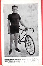 CPA DESMOULINS Charles 1926 cyclist rider.White back. Very good condition visible at picture