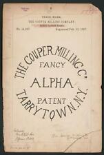 Photo: The Couper Milling Company for Alpha brand Fancy Patent Plour picture