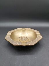 Vintage Solid Brass Asian Decorative Ashtray 5.5