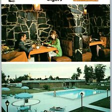 c1960s Lakeland FL Holiday Inn Hotel Detroit Tigers Baseball Team Oversize PC 3T picture
