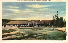 Postcard - Old Faithful Lodge, Yellowstone National Park, Wyoming, USA picture