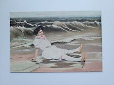 1908 Woman In Bathing Suit Postcard J Murray Jordan Antique Good Fish In The Sea picture