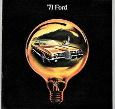 1971 FORD FULL SIZE CARS SALES BROCHURE CATALOG ~ 20 PAGES picture