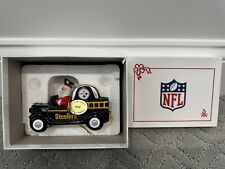 Pittsburgh Steelers 2020 Danbury Mint Festive Fire Truck Christmas Ornament picture