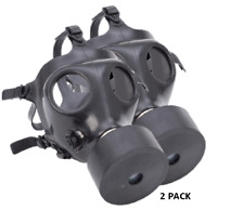 Tactical Israeli Respirator Gas Mask w/Sealed 40mm NATO Filter -2 PACK, Mfr 2020 picture