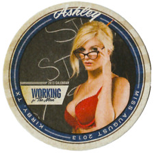 Miller Lite Ashley  Miss August 2013  Beer Coaster picture