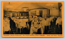 The Vogue Room Hotel Hollenden Cleveland Ohio OH 1938 Postcard picture