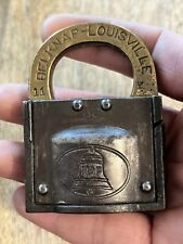 Vintage Antique Old Belknap Padlock No Key Lock picture