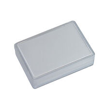 20 pcs clear boxes 38 x 58 x 17 mm with foam material - white picture