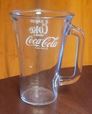Vintage Clear Coca Cola Glass with Handle - Libbey Of Canada EUC picture