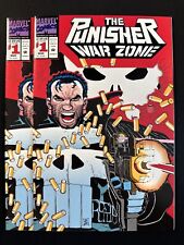 The Punisher War Zone #1 Lot Of 2 Marvel Comics Modern Age 1992 Very Fine picture