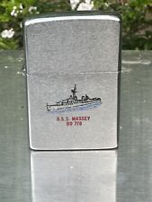 Vintage  1972 USS Massey DD778 Navy Ship Zippo Lighter picture