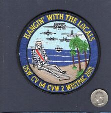  CV-64 USS CONTELLATION CVW-2 WESTPAC 2001 US NAVY Ship Squadron Cruise Patch picture