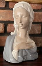 Lladro Madonna Head Gloss Porcelain Statue Figurine Bust 4649 picture