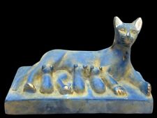 Rare Antique Egyptian Cat-goddess Bastet Statue | Exquisite Fine Stone picture