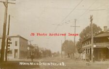 OH, New Berlin, Ohio, RPPC, North Main Street, Business Section, Photo picture