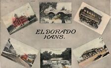 El Dorado Kansas Multiple Photos of Six Postcards ANTIQUE POSTCARD 961 picture