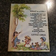 russ berrie co. inc Living Quotes ( what is a girl?  1979 picture