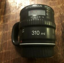 Nice Minty Black Camera Lens Shaped Ceramic Coffee Mug Photographer Photos picture