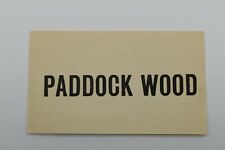 South Eastern & Chatham Railway Luggage Label Paddock Wood (A20) picture