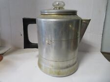 Vintage Complete Worthmore Aluminum 9 Cup Campfire Stove Coffee Pot - U.S.A picture