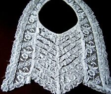 Victorian Lace collar combo emb/ed mesh net w tini valenciennes gorgeous h.made picture