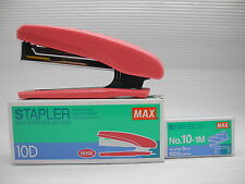 MAX STAPLER HD-10D free 1 boxes staples (Rose colours) picture
