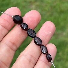 Rare Ancient Pyu 6 Garnet Beads 9-6  mm #F3609 picture