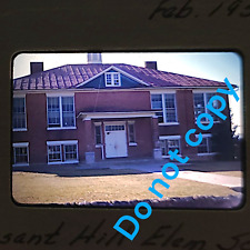 Vintage 1956 Harrisonburg Virginia VA Pleasant Hill Elem. School Slide Photo picture