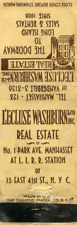 L'ecuse Washburn Real Estate, New York City Matchbook picture