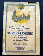 Descriptive Account Palace of Westminister Illustrations Coloured Plan Book picture