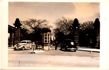 Entrance Gate Great Lakes US Naval Training Station Illinois 1940s RPPC Postcard picture