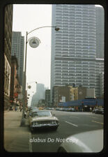 Orig 1961 35mm SLIDE Street View with 50's Cars 6th Avenue New York City NYC picture
