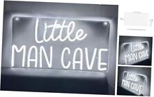 Likeu Little Man Cave Neon Sign for Teen Boys Room Decor Little Man Cave LED  picture
