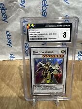 2009 YU-GI-OH 1st edition ROAD WARRIOR Holo #5DS2-EN041 Cgc 8 picture