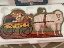 The Bradford Exchange 2002 Baa-Baa Basket of Cheer Wall Plaque/Plate # A0985 COA picture