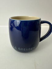 Le Creuset Blue Heritage Stoneware 13 oz coffee mug NEW picture