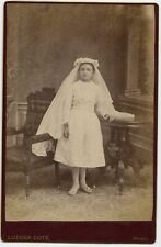 Teenage Girl 1st Communion, Vintage Photo by Ludger Cote, Montreal Quebec Canada picture
