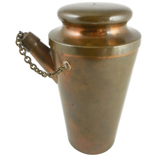 Bronze & Sterling Cocktail Shaker by Jos. Heinrich (German) Paris / NY c.1910 picture