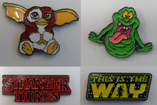 Movie & TV Themed Enamel Pins With Fastners Gremlins Star Wars Ghostbusters picture