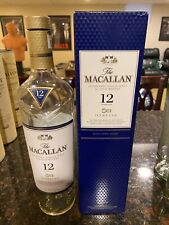 (4) Empty MACALLAN 12 Year Double Cask Scotch Whiskey Bottles and Boxes 750 ML. picture