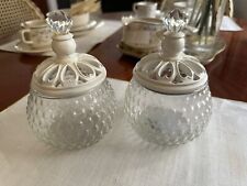 Vintage HobNob Jars With Lid *Pair* picture