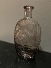 Vintage Commemorative General Washington Clear/purple Bottle  picture