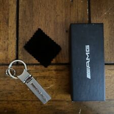 Mercedes Benz AMG Sliver Key Chain New In Box W/ Cloth  picture