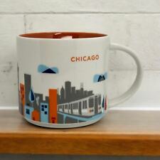 Starbucks Chicago Illinois You Are Here Collection Ceramic Coffee Mug Cup 14 oz picture